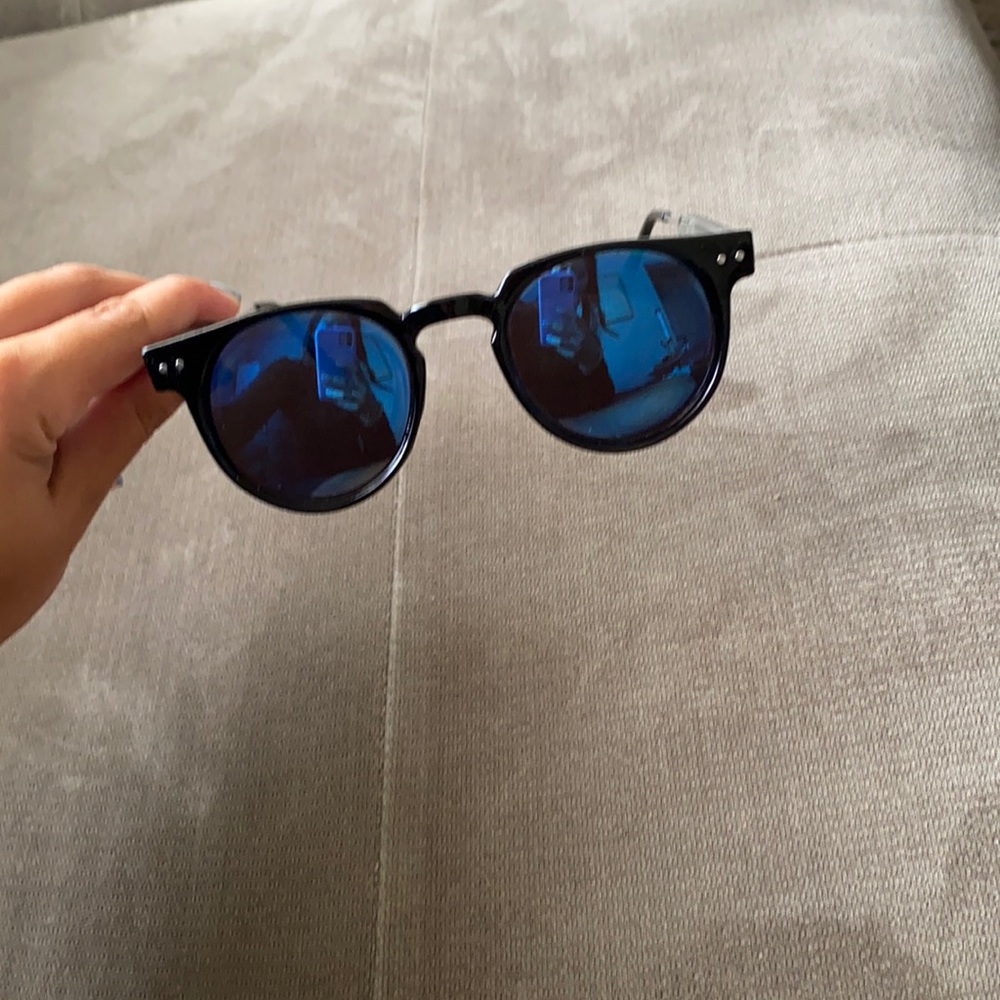 Spitfire Teddy Boy - Black/Blue Mirror Sunglasses